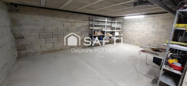 Maison 90m², 5p, 4 chambres, vivable de plain-pied, sous-sol total