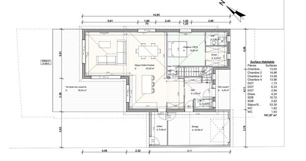 TOURNEFEUILLE-Terrain constructible 630 m2 VIABILISÉ ! Tournefeuille (31170)
