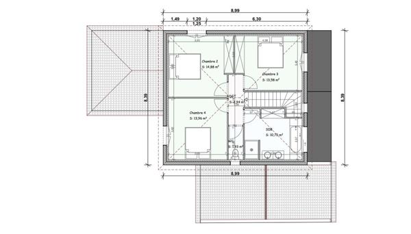 TOURNEFEUILLE-Terrain constructible 630 m2 VIABILISÉ ! Tournefeuille (31170)