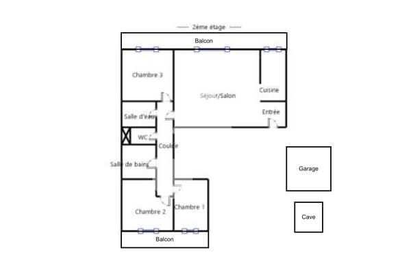 Appartement 4 pièces 75.64 m2