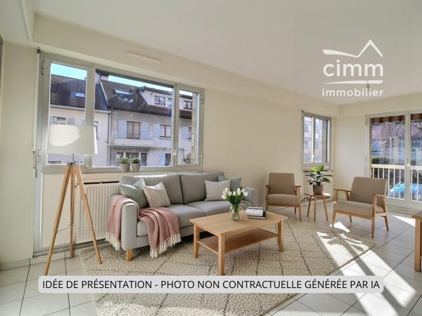 A VENDRE SALLANCHES CENTRE-VILLE (74700) APPARTEMENT 4 PIECES ET PLACE DE PARKING