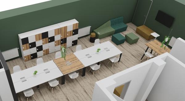 À VENDRE : Plateaux de bureaux de 295 m² au 1er étage avec terrasses au coeur du Technopole à Saint-Etienne