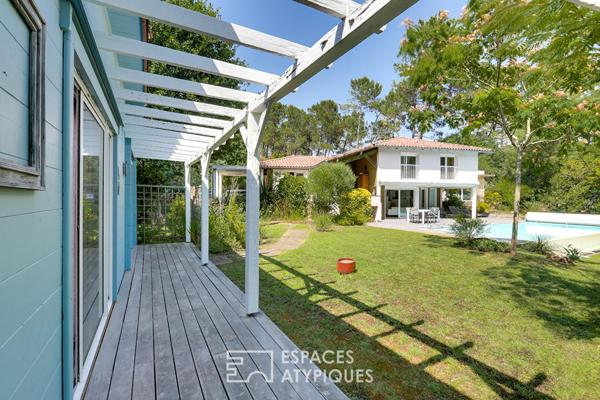 Entre étang et océan, une villa d’exception