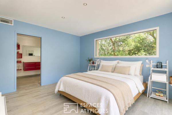 Entre étang et océan, une villa d’exception