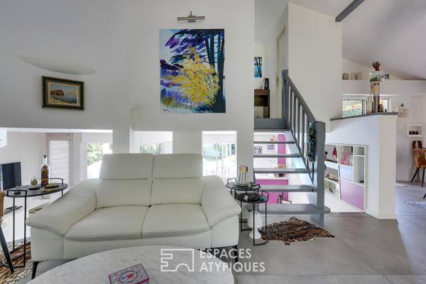 Entre étang et océan, une villa d’exception