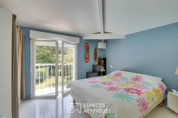 Entre étang et océan, une villa d’exception