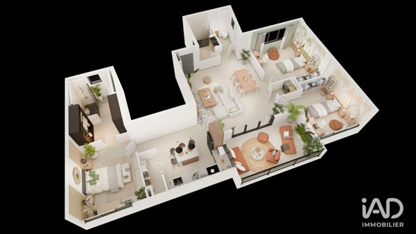 Appartement à vendre 4 pièces 102 m² Saint-Denis