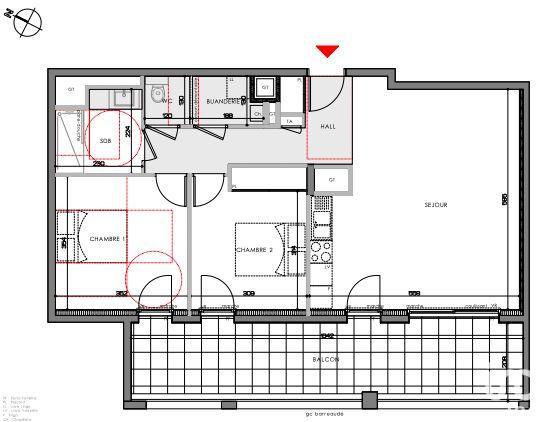 Appartement à vendre 3 pièces 70 m² Eybens