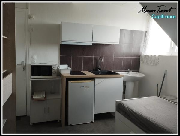 Studio meublé de 9m² à louer à Valenciennes