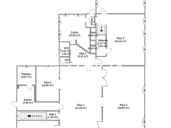 Location Local commercial 11 pièces - 31 RUE BLAISE DE MONTESQUIOU Bourron Marlotte 77780