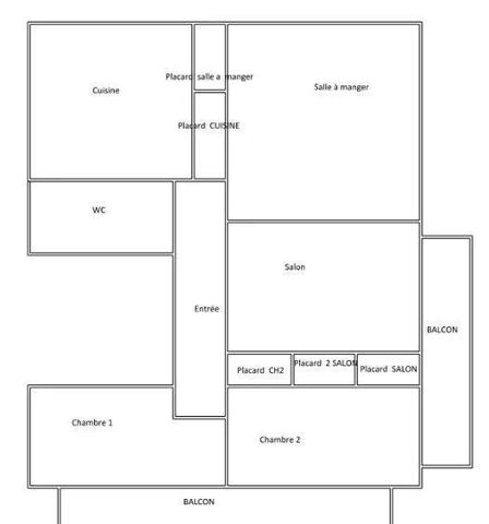 03200 VICHY -MAISON - APPARTEMENT DE 4 PIÈCES AVEC BALCONS AVEC CAVE -COEUR DE VILLE -