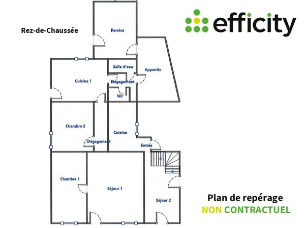 Maison 11 pièces - 170 m² Exclusivité efficity
