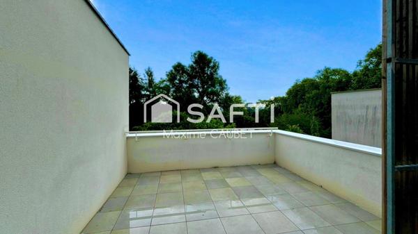 T3 dernier étage + 2 terrasses + garage – Péchabou