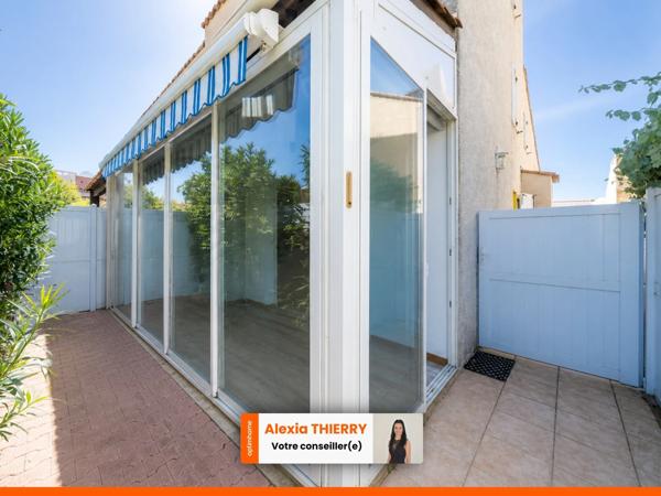 Rochelongue. Appartement 2 pièces en rez-de-jardin