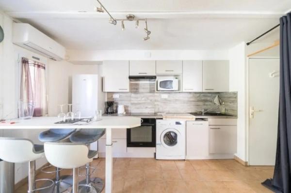 Rochelongue. Appartement 2 pièces en rez-de-jardin