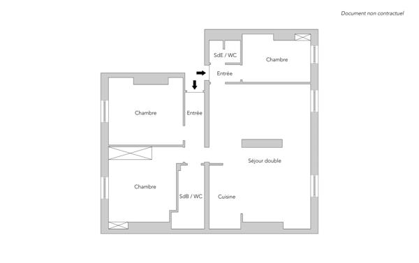 Appartement Paris 11 e - ROQUETTE- KELLER