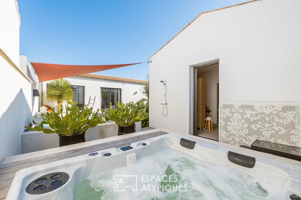 Contemporaine de plain-pied aux matériaux d’exception