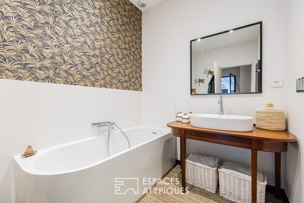 Contemporaine de plain-pied aux matériaux d’exception