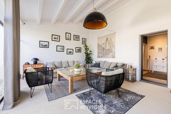 Contemporaine de plain-pied aux matériaux d’exception