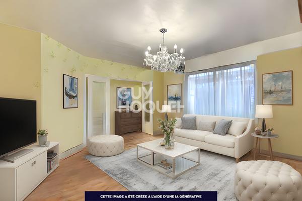 Appartement T2 de 55m² dans un immeuble des années 70, secteur Saxe Gambetta, Lyon 3ème (69003)