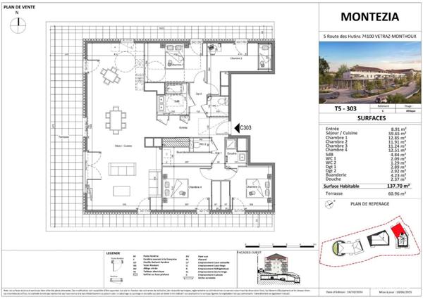 Appartement à vendre 5 pièces 138 m² Vétraz-Monthoux