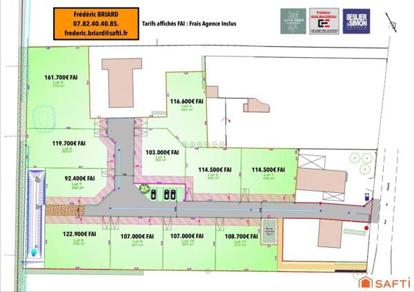 Talmont Saint Hilaire, terrain constructible 497m2