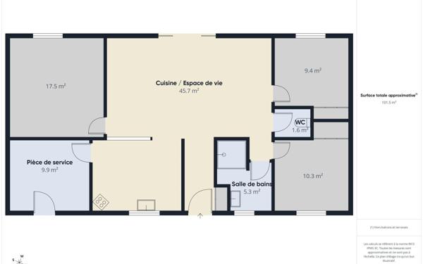 Maison à louer    4 pièces •  Bernay