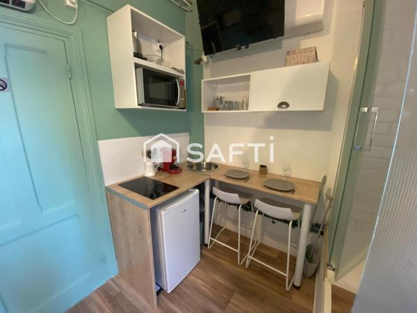 Studio entièrement meublé à 2 minutes de la plage