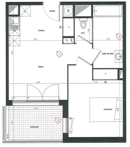 Appartement Loué – DPE B – Terrasse + 2 parkings