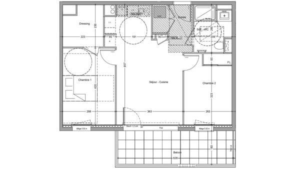 Appartement à vendre 3 pièces 57 m² Thonon-les-Bains