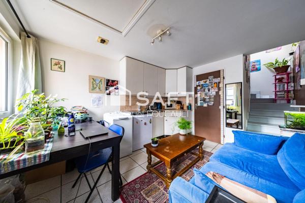 DIJON Drapeau - Appartement en duplex de 22 m2 au rez-de-chaussée, avec son jardin/terrasse