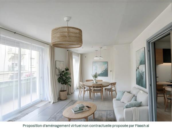 Bel appartement 4 pièces rénové