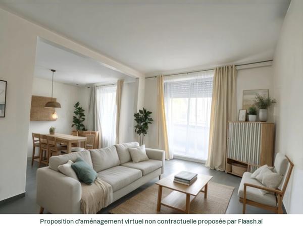 Bel appartement 4 pièces rénové