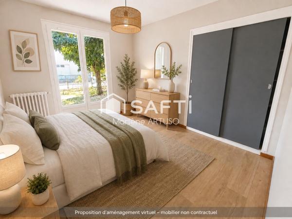 Saint Jean du Falga : Maison de plain-pied 120 m² - 4 chambres - Terrain 806 m²
