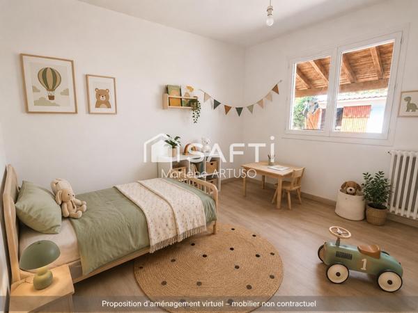 Saint Jean du Falga : Maison de plain-pied 120 m² - 4 chambres - Terrain 806 m²