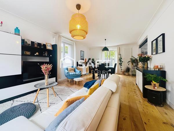 NANTES HIPPODROME / BOISSIÈRE – MAISON RÉNOVÉE – 5 CHAMBRES – GARAGE – JARDIN