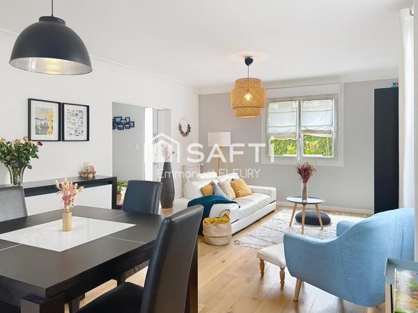 NANTES HIPPODROME / BOISSIÈRE – MAISON RÉNOVÉE – 5 CHAMBRES – GARAGE – JARDIN