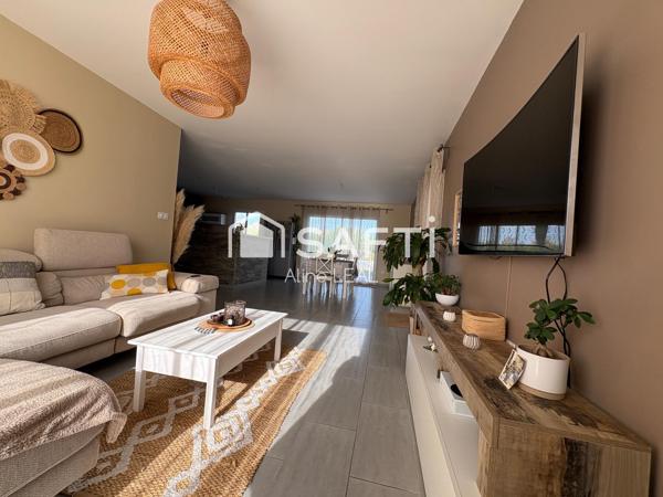 Maison plain pied avec piscine - 4 pièces