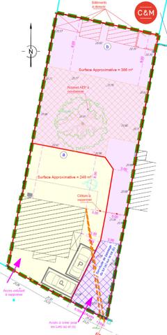44400 REZE REZE BALINIERE - Terrain à bâtir 365 m²