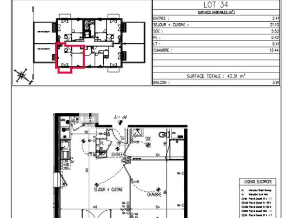 Location Appartement 2 pièces 42.31 m² - RESIDENCE THE GARDEN Poitiers 86000