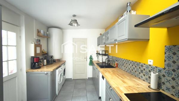 Maison 3 chambres au calme avec cour