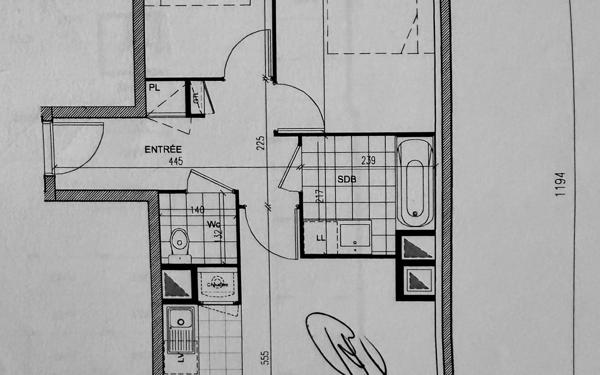 Appartement à vendre    3 pièces • 60,30 m2 Le Perreux-sur-Marne