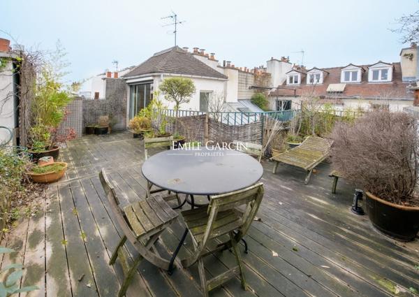 A vendre - appartement - 99 m² - Paris - 75007 - Saint Germain des Prés - Terrasse