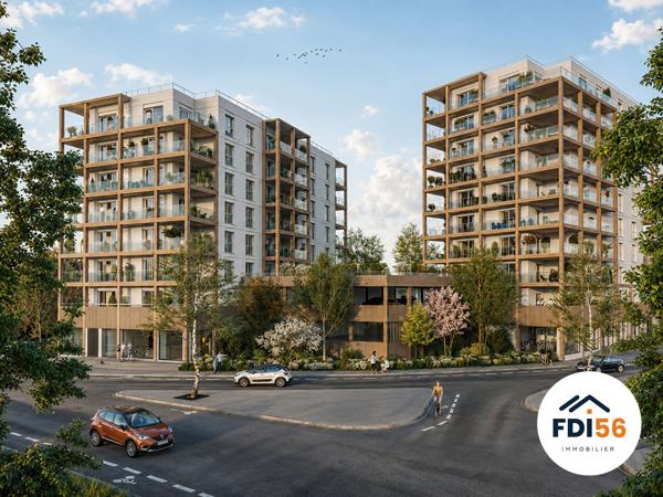 Appartement NEUF 2 pièces n°A0203 - 42 m² - 1155 200€ terrasse et parking , Lorient