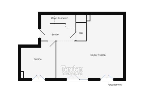 Appartement duplex 3 chambres La Fayette Angers (49000)