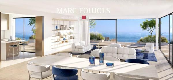 Penthouse à deux pas de Monte-Carlo avec piscine, terrasse, cave et parking, vue mer panoramique