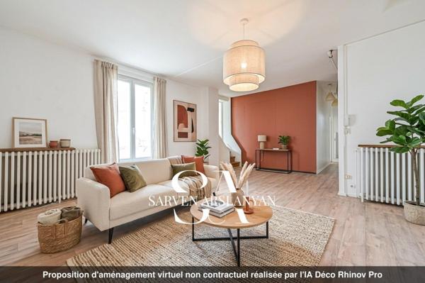 Semi Duplex de 4 pièces 105 m² - 3 chambres