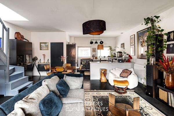 Appartement réinventé dans une ancienne teinturerie