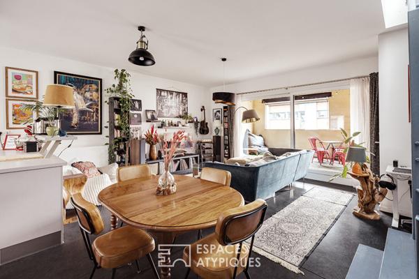 Appartement réinventé dans une ancienne teinturerie