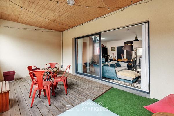 Appartement réinventé dans une ancienne teinturerie